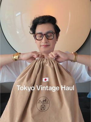 A post by @arvinolano on TikTok caption: Tokyo haul part 1 #hermes #midcenturyhome 