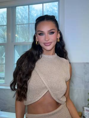 A post by @carlibybel on TikTok caption: My go to hairstyle at the moment :) all products listed on my LTK #hairtutorial #hairtok #halfuphalfdown 