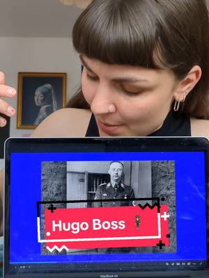 A post by @keine.erinnerungskultur on TikTok caption: Warum hat n Hugo Boss Rucksack in Auschwitz 5 Mio Views?! 