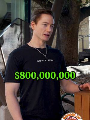 A post by @theschoolofhardknocks on TikTok caption: He sold Venmo for $800 MILLION 🤯 I interviewed @Bryan Johnson in Austin and I asked him the best advice he received throughout his career. I also asked him for his most controversial opinion about health and wellness. Lastly, I asked him his advice to someone aspiring to live over 100 years old. #wealth #entrepreneur #financialfreedom #motivation 