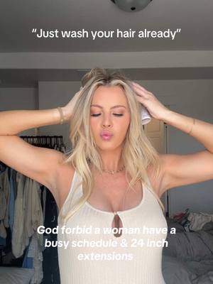 A post by @maycineeley on TikTok caption: My girls with extensions know 🫠 @Hairitage by Mindy  #hairtok #hairitagepartner 