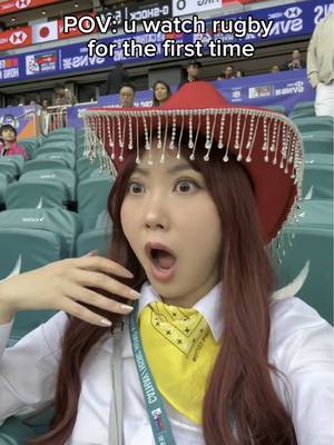 A post by @jeenie.weenie on TikTok caption: Ladies !!!! Highly recommend u check out a rugby game hehe 