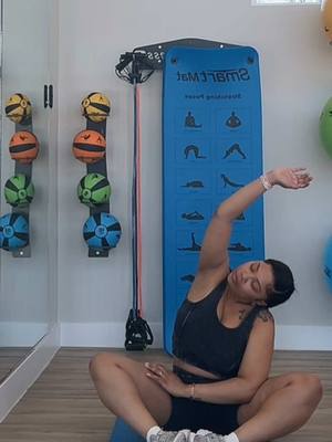 A post by @melaniefoxxx on TikTok caption: Workout w me 🏋🏽‍♀️💕        #fyp #workout #workoutroutine #exercises 