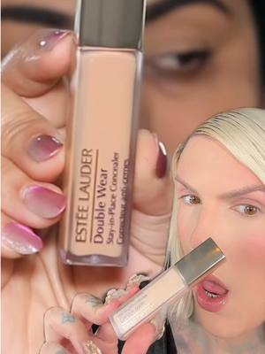 A post by @jeffreestar on TikTok caption: Is the NEW @Estée Lauder Double Wear stay in place concealer Jeffree Star Approved?! 🥹 #makeupreview #jeffreestar #esteelauder #concealer #doublewear #sephora #beautytips #fyp ##duet w @Smitha Deepak