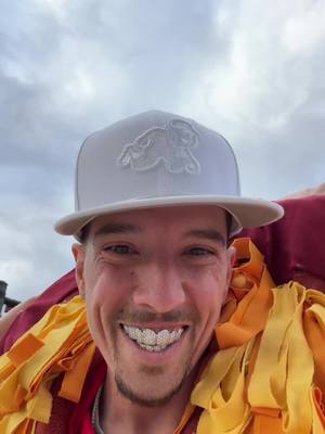 A post by @seanfogelson513 on TikTok caption: Thank you U.C. For the hospitality and allowing me and @Harrison Butler to join in on the stanktivities!! #fyp #funny #race #loveyall 