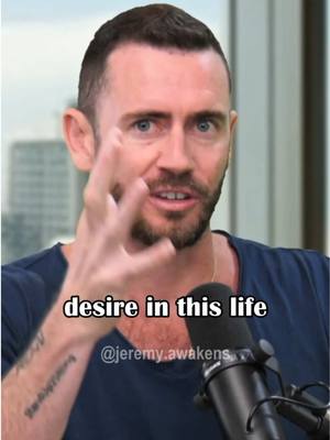 A post by @jeremy.awakens on TikTok caption: Everything exists in the present moment. All you have to do is align yourself with your desired reality, and it will be yours! . #podcastclips #awakening #presentmoment 