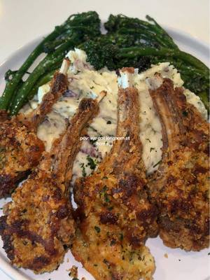 A post by @jaaliyahs on TikTok caption: The best parmesan crusted lamb chops😮‍💨 #lambchops #mashedpotatoes #DinnerIdeas #parmesan #blackgirltiktok #cookwithme #dinnertime #blackchef #trending #fypシ #lambchop #atlanta 