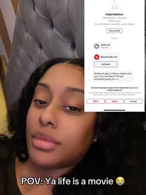 A post by @therealbeautymia on TikTok caption: My life is a literal movie 😭😂 #storytime #stalker 