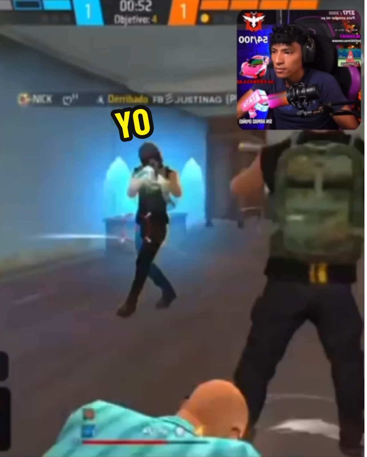 A post by @brayancrazzy on TikTok caption: Parte2. Emparejo contra el Unico Jugador con Pin de 0☠️que Estaba en Directo y estas Fueron sus Reacciones😨 #brayancrazzy #streamer #freefire #insano #pin 