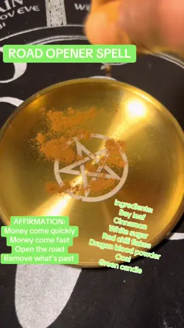 A post by @therealtamidanayse on TikTok caption: QUICK ROAD OPENER SPELL! 