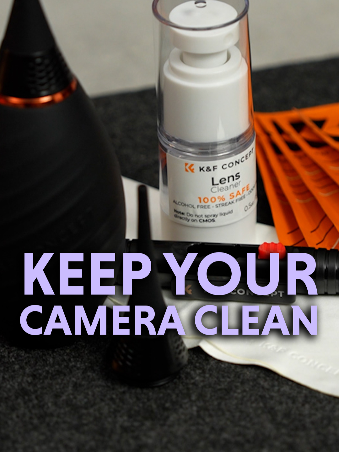 A post by @consumesense on TikTok caption: Keep your camera gear clean with this kit! #amazon #amazonfinds #amazonfinds2025 #camera #photography