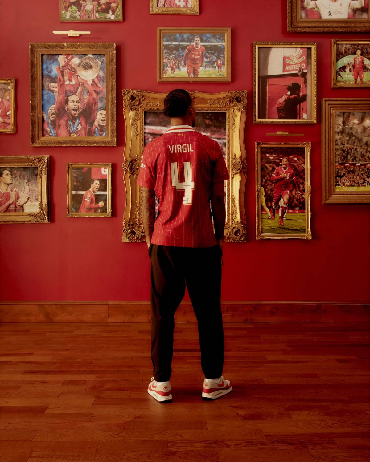 A post by @liverpoolfc on TikTok caption: #VirgilVanDijk #LFC 