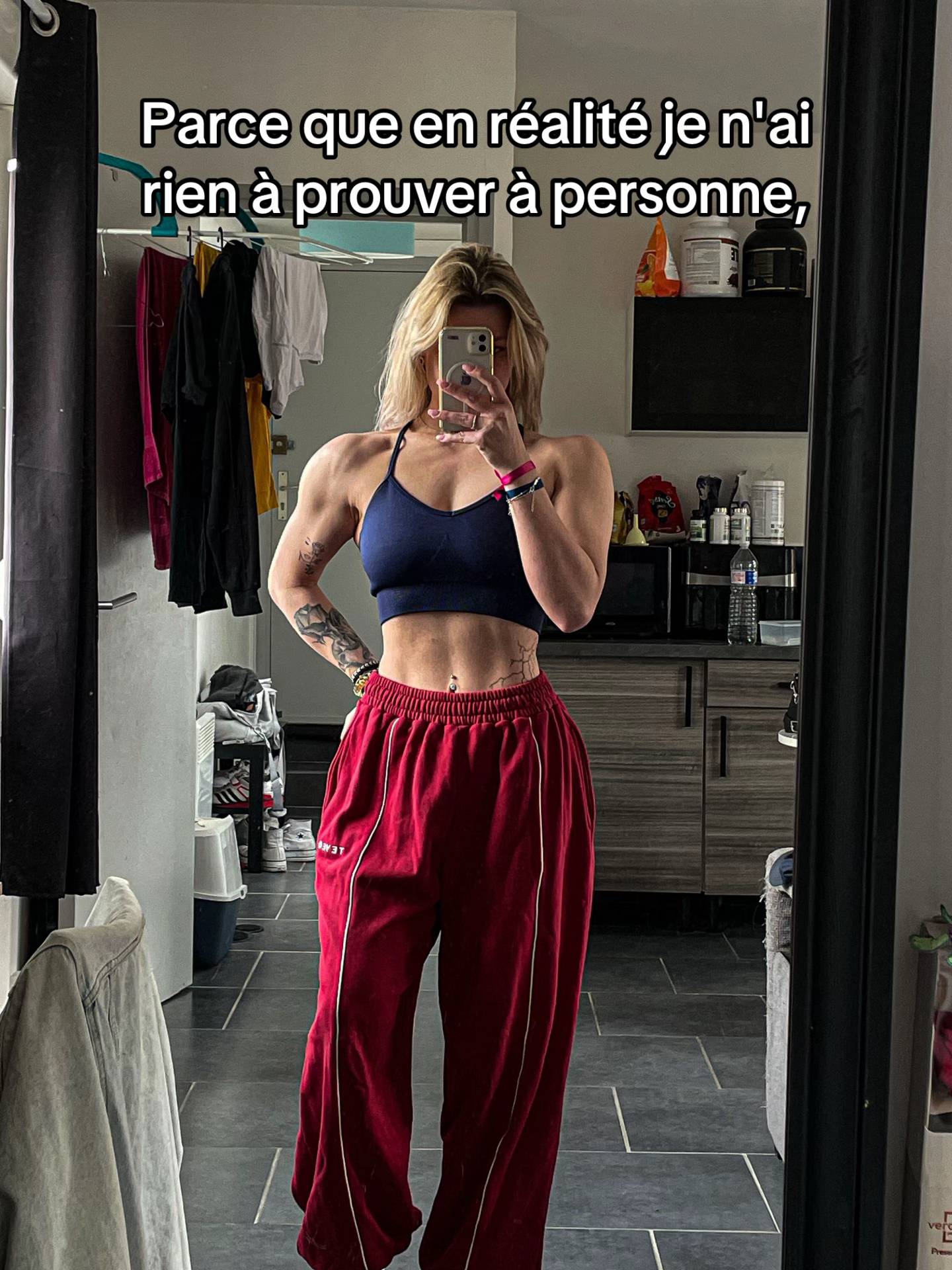 A post by @_ocexne__ on TikTok caption: La seul choses qui me motive ! Atteindre mes objectifs ! 🫡🤫 #gymtok #pourtoi #motivation #gym 