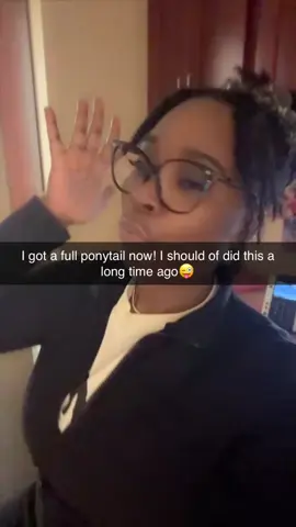 A post by @ on TikTok caption: Never had a THICK ponytail in my LIFE 😂🤷🏾‍♀️   #microlocs #microlocsjourney #microlocsinstallation #microlocstyles #microlocsretightening #220microlocs #200microlocs #2months #locjourney 