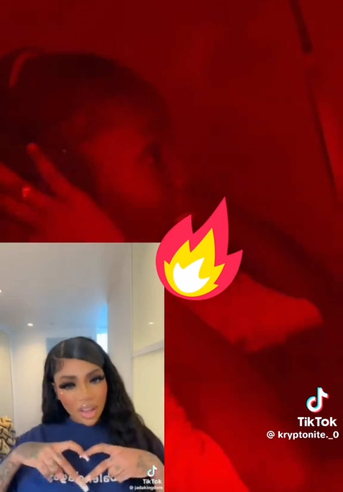 A post by @jadakingdom on TikTok caption: @RICH.Cilla__  aye!💃🏽🔥 #openversechallenge #GAD #JadaKingdom #Twinkle 