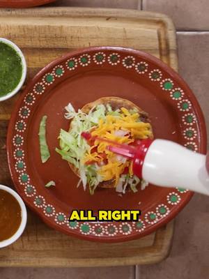 A post by @arnietex on TikTok caption: Are these chalupas or tostadas? Either way, here is my favorite recipe from MommaTex ❤️