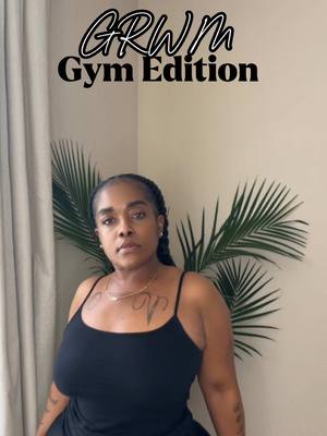 A post by @londondagreat1 on TikTok caption: GRWM to go to the gym, per usual😎 #fyp #explore #fitnessgirl #grwm #grwmroutine #gymoutfits #itsthique #leggings #plussizefashion #grwmgymedition 