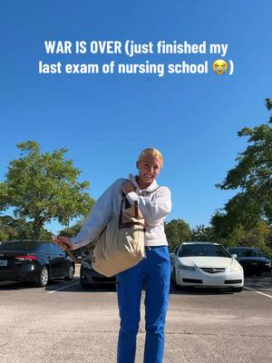 A post by @hmddancer722 on TikTok caption: Now time to go study for NCLEX 😭🤣 #nursingstudent #nursingschool 