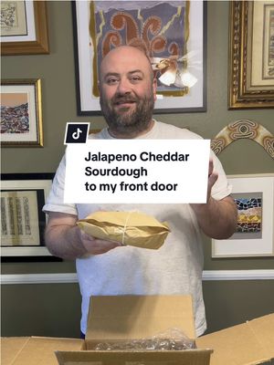 A post by @imjermee on TikTok caption: I’m a sucker for sourdough and this jalapeño cheddar sourdough from Daily Bread In Home Bakery hit the spot. And this jalapeños packed some heat! Get you some on Etsy, the shop name is DailyBreadBakeryCO. #sourdough #bread #supportlocal 