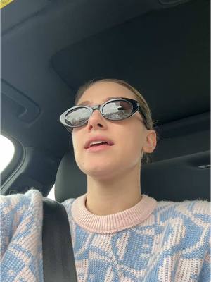 A post by @lilireinhart on TikTok caption: should be illegal to honk at me, tbh. I’m just a girl 