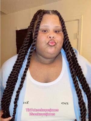 A post by @cekeyusjones on TikTok caption: New hairrrrrrr 10/10 ☺️ #plussize #fashionnova #blackwomen 