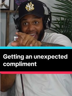 A post by @canivibewithyallpodcast on TikTok caption: Is it awkward to receive a compliment? @Caz @Chrismathis #fyp #podcast #foryou 