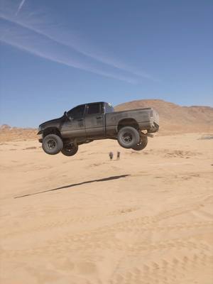 A post by @_greg_a on TikTok caption: Ever seen a 8k lb truck fly!? 🤣🤣 Jump YT Video is LIVE! 