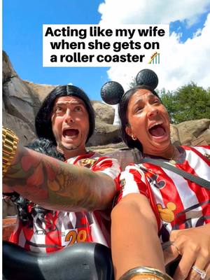 A post by @lovesoreal on TikTok caption: The things that we do for our kids 🫠  #actinglikemywife @Disney Parks 