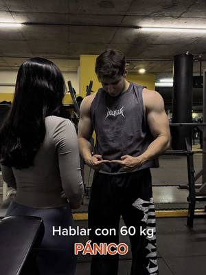 A post by @axelmguerra on TikTok caption: 60 kg = PÁNICO #gymtok #fitness #fyp #gym #fitnessmotivation #virall 