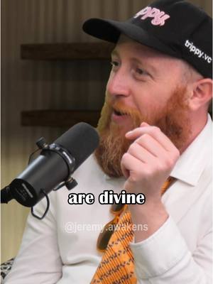 A post by @jeremy.awakens on TikTok caption: There is so much divinity within you-share it with others, and the universe will reward you! . #podcastclips #jewishtiktok #love 