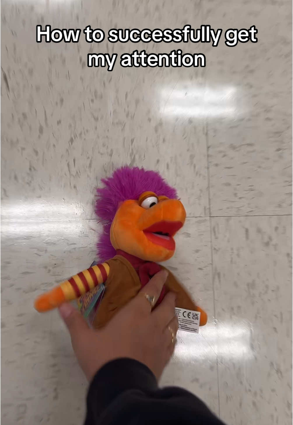 A post by @jimhensoncompany on TikTok caption: Forget candy! Give me a Gobo!  🤩 #fragglerock #ohpieceofcandy #fragglerockbacktotherock #plushies #jimhenson 