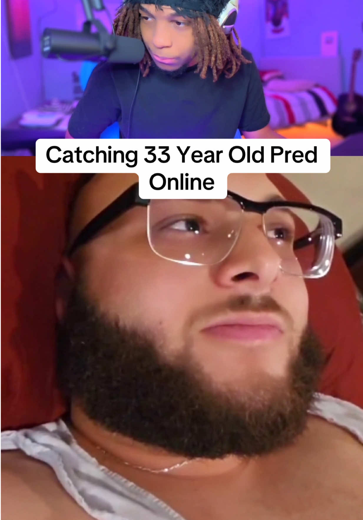 A post by @robdamaster on TikTok caption: Bro tried to play it off at the end #streamer #viral #scary #voicechanger 