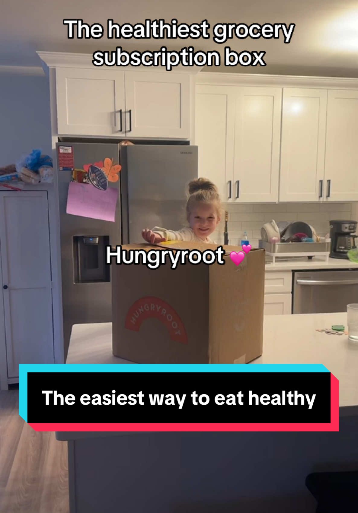 A post by @carolineefitness25 on TikTok caption: I lost almost 100 lbs and hungry root made eating healthy so easy! @Hungryroot is the healthiest grocery subscription box on the market!! I love putting all of my friends and family on to one of my all time favorite brands! They make eating healthy so fun and easy!! #weightloss #fyp #healthy #hungryroot #eatinghealthy #highprotein #lowcalorie #lowcarb #groceries #grocerysubscription #hungryrootrecipes #weightlossprogress #howtoloseweight #mealprep #meals #healthymeals 