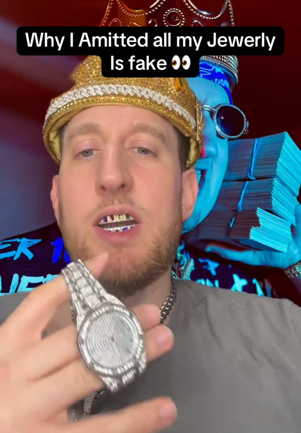 A post by @malkimeansking on TikTok caption: It’s always been real i have just been lying about it being fake to make people happy