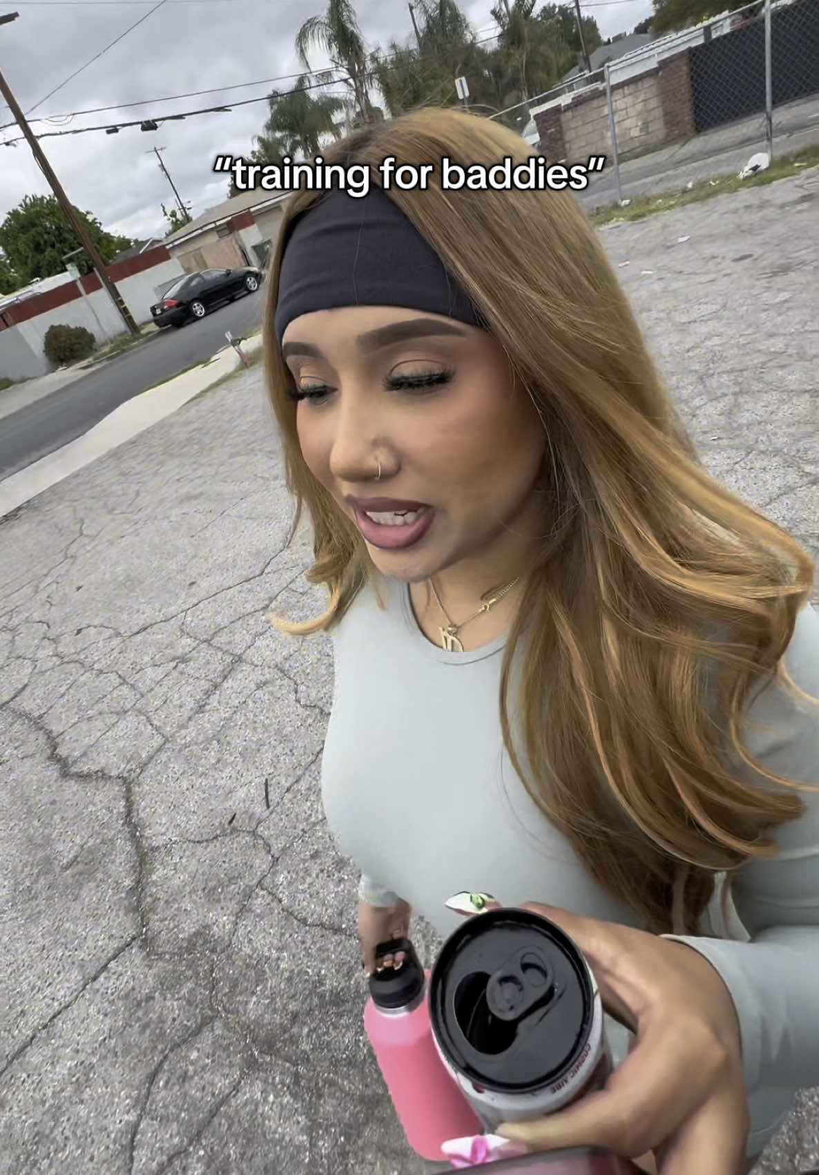 A post by @eddiezepeda24 on TikTok caption: i know this isnt our usual content but just wanted to show yall our lil training…😂😂😂 #fyp 
