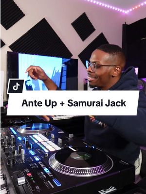 A post by @ihearcanvas on TikTok caption: Samurai Jack = Top Tier Cartoon Network 🤌🏾 #anteup #samuraijack #mashup #illegal 