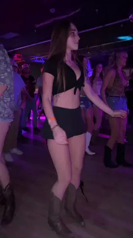 A post by @electriccowboylewisville on TikTok caption: Rodeo @Lenny Cooper @Bridget @Roughstock Dancing Co @Northwood Rustic #eclewisville #party #linedancersoftiktok #linedancing #texas #fyp #dfw #dallastx #countrybar #texasgirl❤️🤍💙 #hotgir🔥💋 #dancers #dancethenightaway 