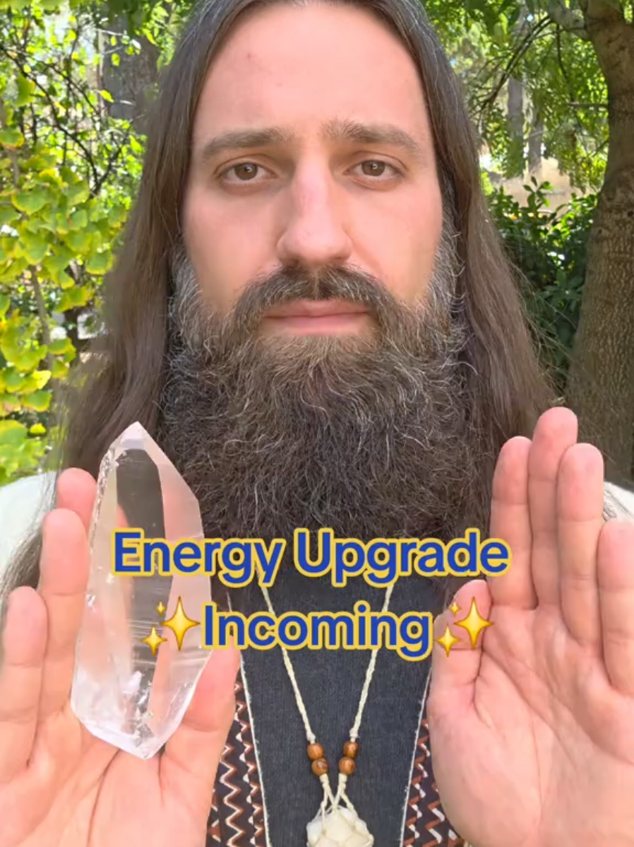 A post by @healingandbeyond on TikTok caption: ✨️Energy Upgrade Incoming | Manifesting Wonders | ASMR REIKI》 For those of you who are interested in Reiki Infused Crystals from me! check the link out in my BIO! 💛💛💛 #asmr #asmrsounds #asmrvideo #energyhealing #reiki #healing #manifesting #wonders #upgrade #777 