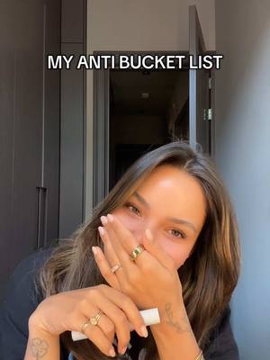 A post by @monicageuze on TikTok caption: My anti bucket list🤪