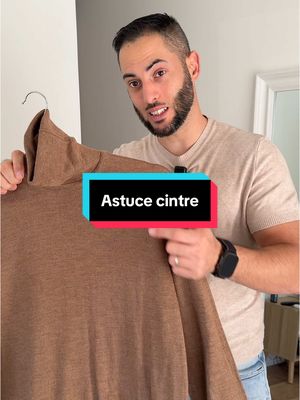A post by @jimmy_laura_astuces on TikTok caption: Astuce cintre #astuce #apprendresurtiktok #pourtoi