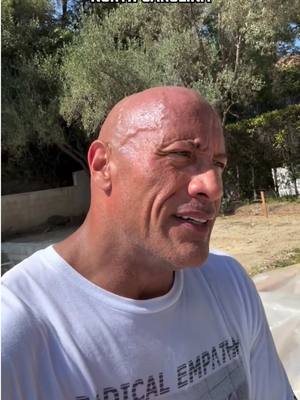 A post by @therock on TikTok caption: Thanks for the question and yes, I always dreamed of being an actor, but here’s all my other “dreams & goals” I had as I was going down the road of life. Cheers to always putting in the work with our own two hands and God bless those chips on our shoulders. And gynecology. Some goals are best when they’re never achieved 😂🤦🏽‍♂️ Have a productive week.