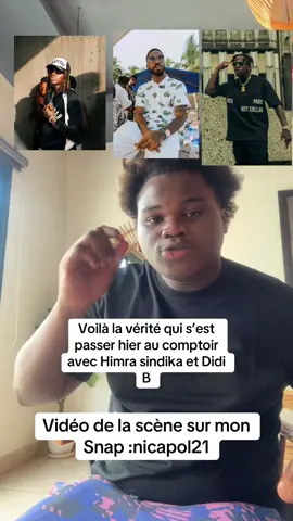A post by @nicapol21 on TikTok caption: L’histoire de Himra avec sindika et Didi B 