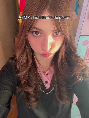 A post by @laurie_fantazia on TikTok caption: Asmr : Installation du décor 🎀💖