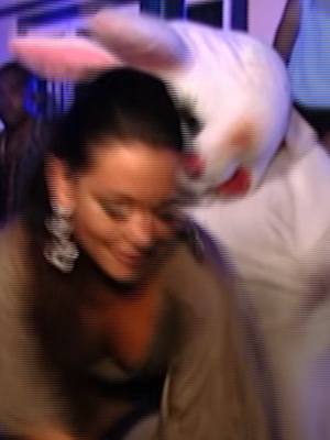 A post by @jerseyshore on TikTok caption: happy Easter from the ICONIC Lola Bunny 🐰 #throwback #JSFamilyVacation #jerseyshore #snooki #clubbing
