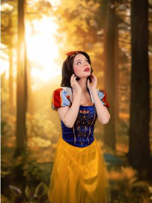 A post by @anastasile on TikTok caption: One of my all time favorite princesses , I watched this cartoon 250 times when I was a baby 🙈🍎 #snowwhite #transition #transformation 