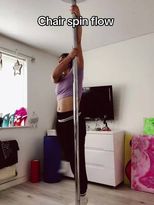 A post by @theofficialsg on TikTok caption: #chairspin #spinning #poledance 