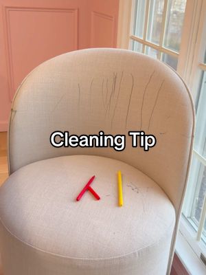 A post by @glamdapper on TikTok caption: Cleaning hack to remove marker stains #cleaningtiktok #cleaninghacks 