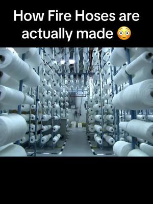 A post by @howitsmadeactually on TikTok caption: That’s a satisfying process 😮 #howtotiktok #made #firefighter #fire #hose #firehose #fyp #tik 