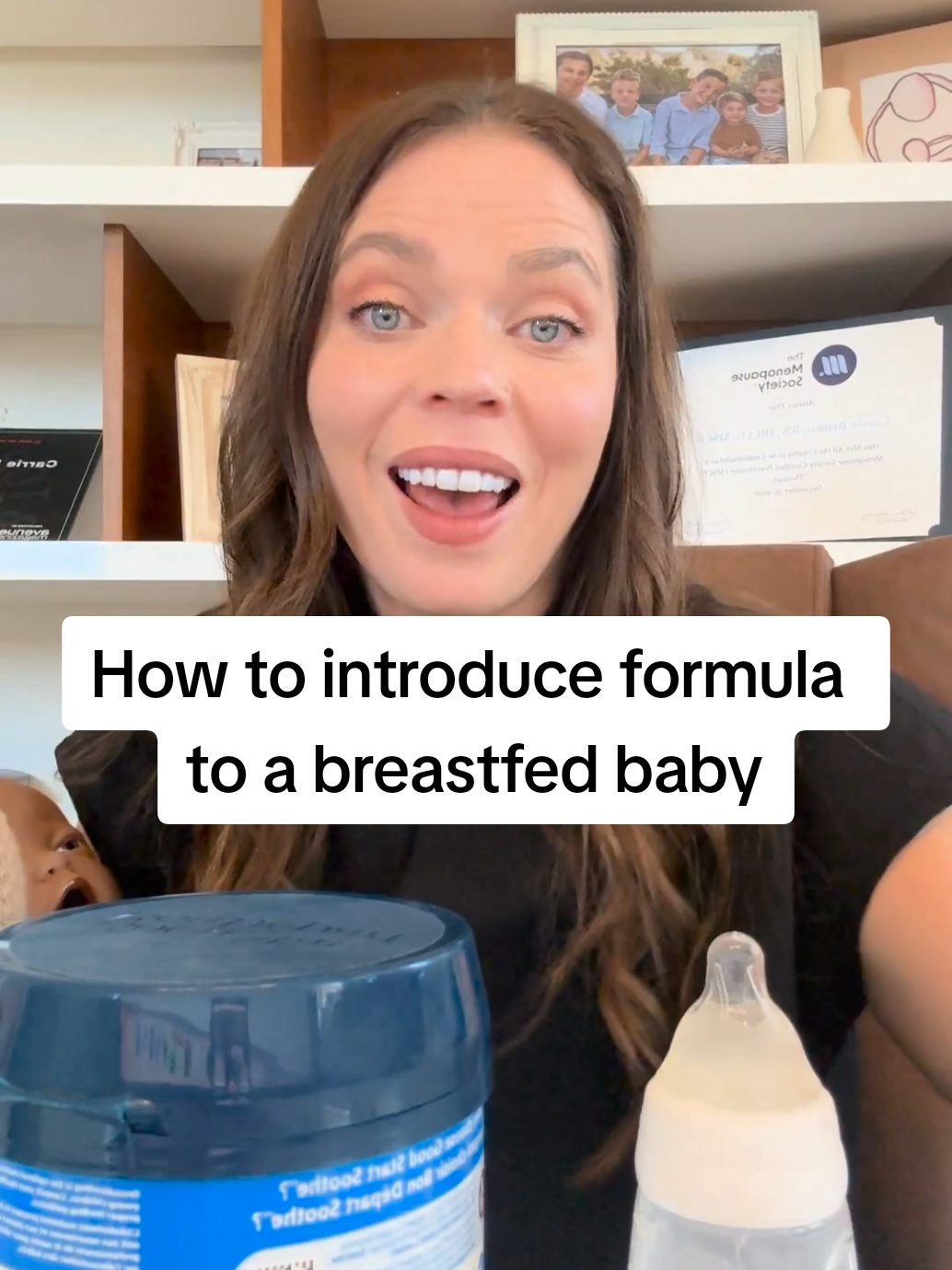 A post by @the.mama.coach on TikTok caption: It can be done⬇️ You just need to be mindful of supply- if you give baby bottles of formula, you need to pump- the reason baby start to prefer bottles is that flow is faster there. If your baby doesn’t like the taste it will take time. Reconstitute the formula as per instructions- and then add a little to breastmilk and slowly change it to more formula and less breastmilk. This is the easiest way. If your baby won’t take a bottle we can help you- this is a process that also takes some time. Questions? Ask away❤️❤️ #bottlefed #combofed #baby #newborn #postpartum 