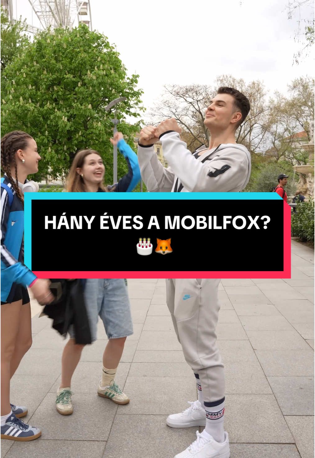 A post by @mobilfox_official on TikTok caption: Köszöntsd fel a Mobilfoxot és nyerj! 🎉🎂💰 Készíts egy videót amiben a lehető legkreatívabban felköszöntöd a Mobilfoxot 9. születésnapja alkalmából!🎂🦊 A videóban emeld ki a szülinapi kampány részleteit. #magyartiktok #foryou #fyp #nekedbelegyen #🤣🤣🤣 #mobilfox 